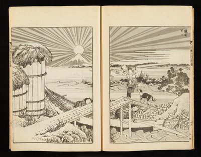 Sto pohledů na horu Fudži, svazek 1 od Katsushika Hokusai