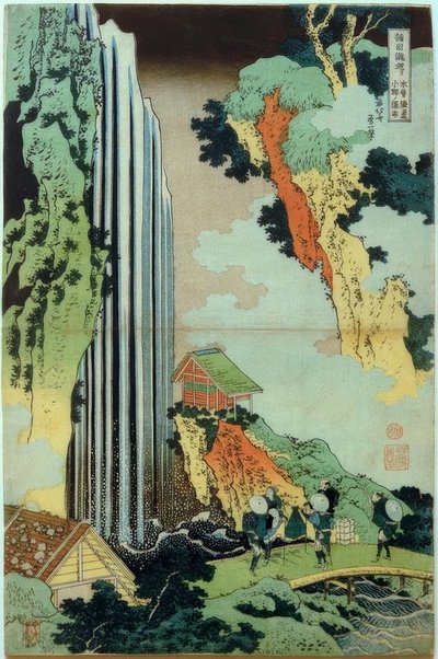 Ono vodopád od Katsushika Hokusai