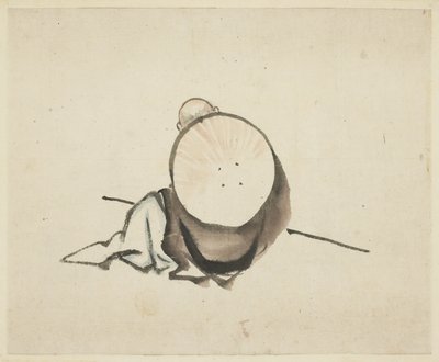 Poutník odpočívá od Katsushika Hokusai
