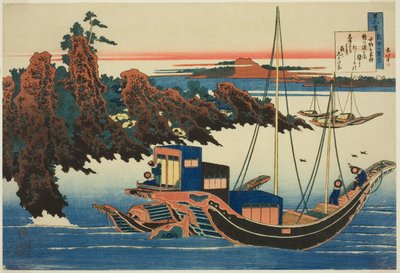 Báseň Chunagona Yakamochiho ze série „Sto básní vysvětlených sestrou (Hyakunin isshu uba ga etoki)“ od Katsushika Hokusai