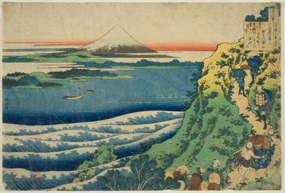 Poe m od Yamabe no Akahito ze série od Katsushika Hokusai