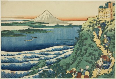 Poe m od Yamabe no Akahito ze série od Katsushika Hokusai