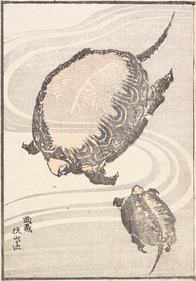 Rybník Sayama-ga-ike v provincii Musashi od Katsushika Hokusai