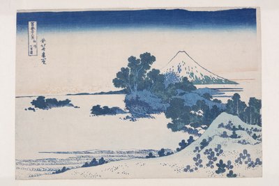 Sedmimílová pláž v provincii Sagami (S?sh? Shichiri-ga-hama) (barevný dřevěný tisk) od Katsushika Hokusai