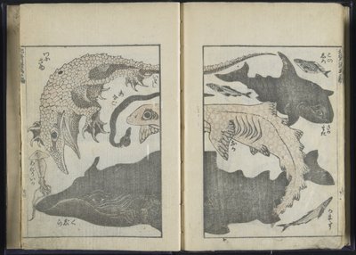 Sketchbook (dřevěný tisk) od Katsushika Hokusai
