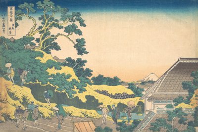 Surugadai v Edo Toto Sundai, ze série Třicet šest pohledů na horu Fuji Fug..., ca. 1830-32. od Katsushika Hokusai