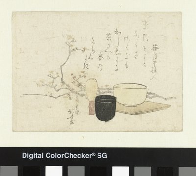 Nádobí na čajový obřad od Katsushika Hokusai