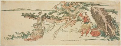 Péřový plášť (Hagoromo) od Katsushika Hokusai