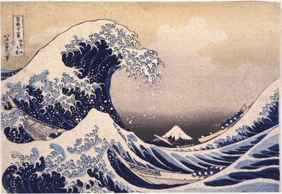 Velká vlna Kanagawy od Katsushika Hokusai