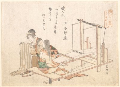 Tkalcovna od Katsushika Hokusai