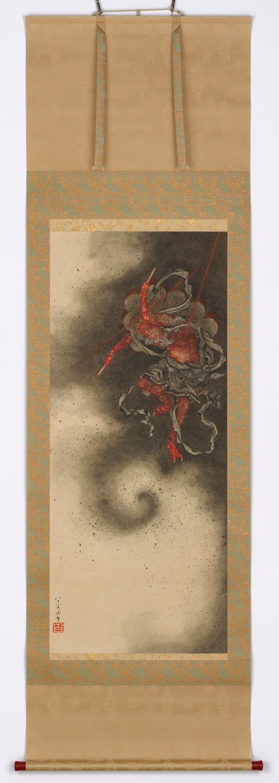 Bůh hromu, 1847. od Katsushika Hokusai