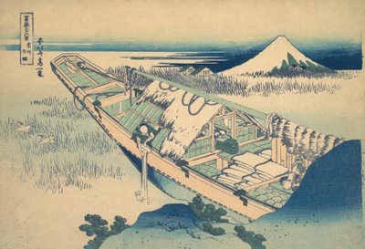 Ushibori v provincii Hitachi Joshu Ushibori, ze série Třicet šest pohledů na ..., ca. 1830-32. od Katsushika Hokusai