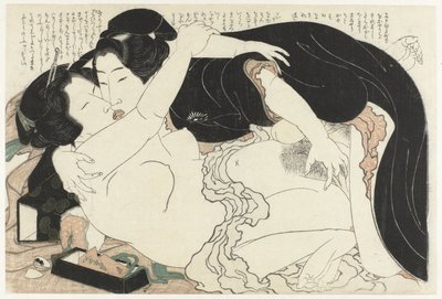 Vdova a mladý muž Rostlina Adonis (název série) Fukujuso (název série) od Katsushika Hokusai