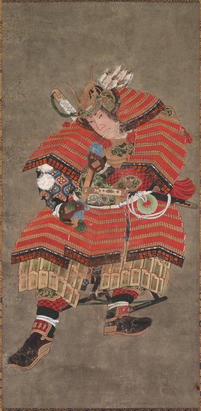 Yoshitsune jako válečník, 19. století. od Katsushika Hokusai