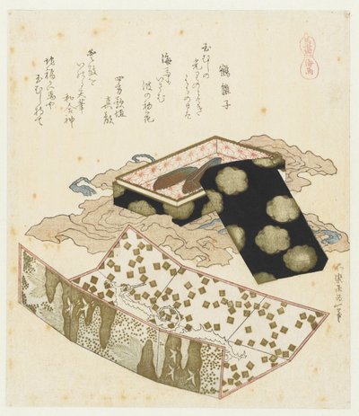 mořští koníci Kaiba (titul na objektu) Série s koňmi (název série) Umazukushi (název série na objektu) od Katsushika Hokusai