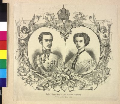 Rakouský císař a Alžběta František Josef I. od Katzler Katzler