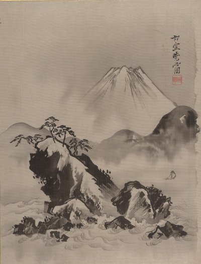 Mount Fuji, ca. 1887. od Kawanabe Kyosai
