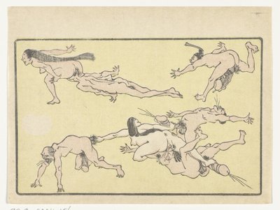 Orgie The Big Tail (název série) od Kawanabe Kyosai