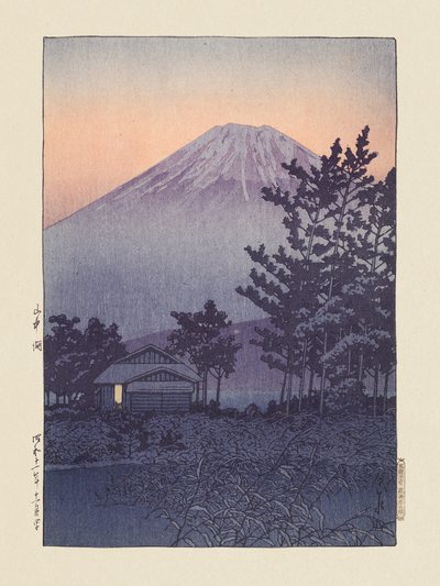 Jezero Yamanaka (1936) od Kawase Hasui