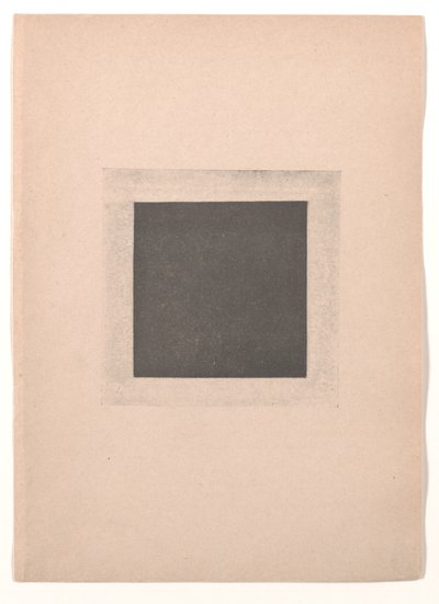 Černý čtverec za „Od kubismu a futurismu k suprematismu: Nový realismus v malířství“ od Kazimir Severinovich Malevich