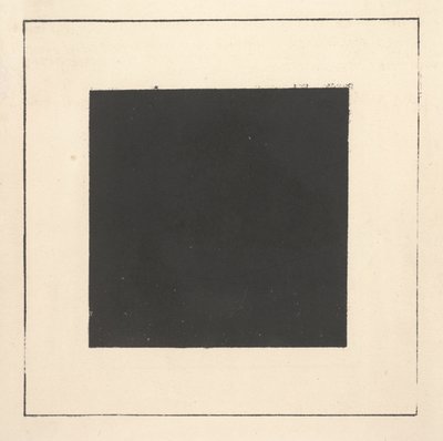 Černý čtverec z knihy "Suprematismus: 34 kreseb" od Kazimir Severinovich Malevich