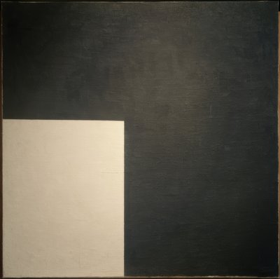 Černý a bílý. Suprematistické složení od Kazimir Severinovich Malevich