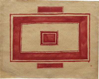 Plán stropu pro Rudé divadlo, Leningrad od Kazimir Severinovich Malevich