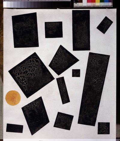 Složení suprematismu. 1915 (olej na plátně) od Kazimir Severinovich Malevich