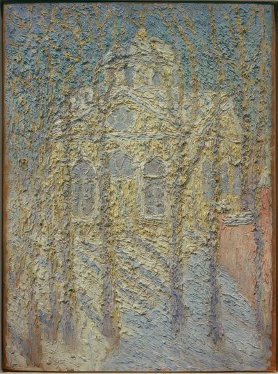 Kostel, kolem roku 1906 od Kazimir Severinovich Malevich