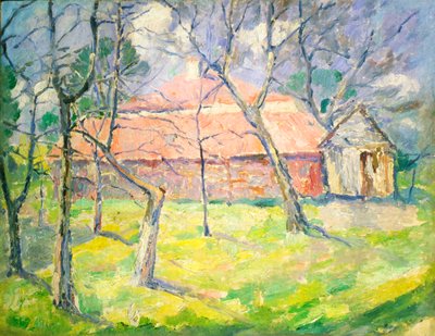 Krajina poblíž Kyjeva, 1930. od Kazimir Severinovich Malevich