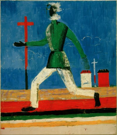 Běžící muž od Kazimir Severinovich Malevich