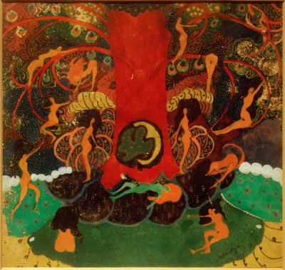 Strom života a dryády od Kazimir Severinovich Malevich