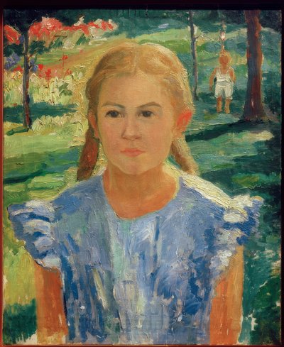 Portrét Uny od Kazimir Severinovich Malevich