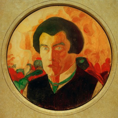 Autoportrét, 1909-1910 od Kazimir Severinovich Malevich