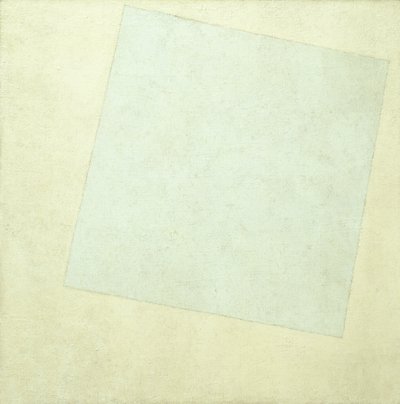 Suprematistické složení. Bílá na bílém, 1918 od Kazimir Severinovich Malevich