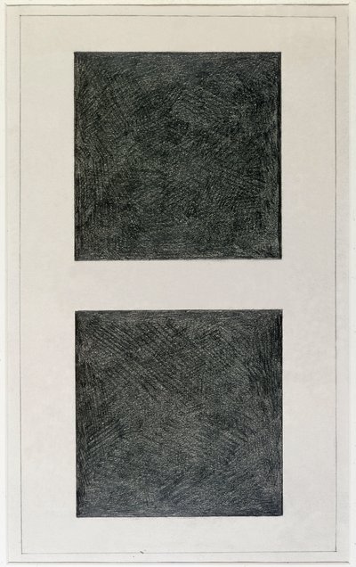 Suprematistický prvek: dva čtverce (olej na plátně, 20. století) od Kazimir Severinovich Malevich