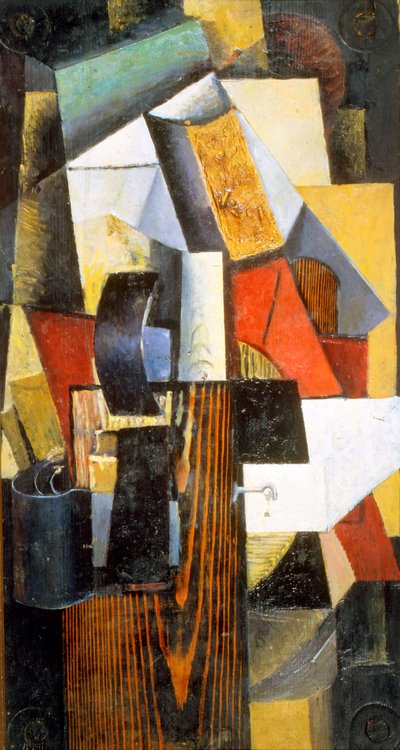 Nonstop stanice. Kuncevo, 1913 od Kazimir Severinovich Malevich