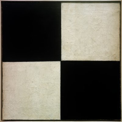 Čtyři čtverce, 1915 od Kazimir Severinovich Malevich