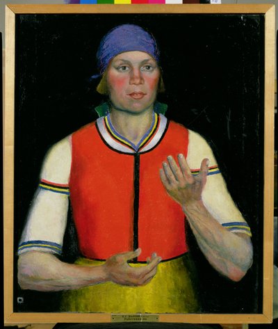 Pracující žena, 1933 od Kazimir Severinovich Malevich