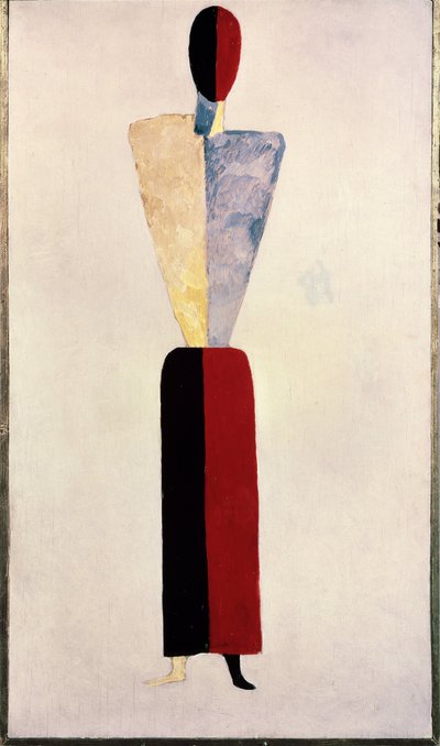 dívka (tvar na bílém pozadí) od Kazimir Severinovich Malevich