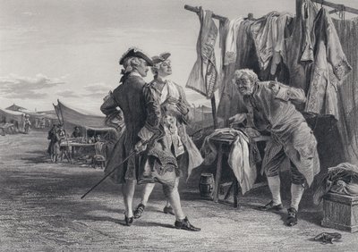 Ilustrace k Pirátovi od Sira Waltera Scotta (rytina) od Keeley Halswelle