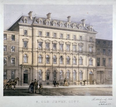 No 8 Old Jewry, City of London, c1865. od Kell Brothers