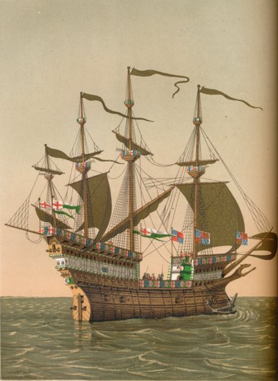 „Velký Harry“, c1520, 1849. od Kellerhoven