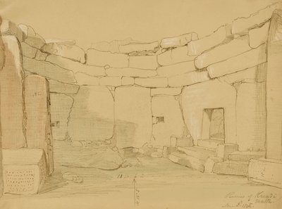 Zříceniny, Krindi, Malta od Kellogg, Miner Kilbourne