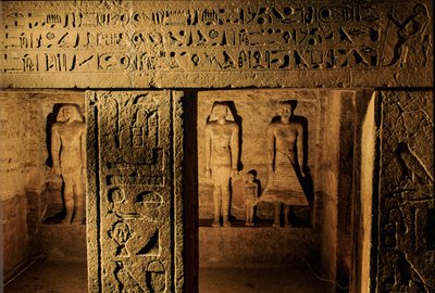 Egypt; Stará říše; hrobka Qar; hrobka Kar; Gíza; archeologie od Kenneth Garrett