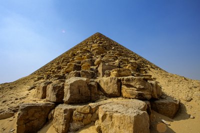 Stará egyptská říše; pyramida v Dahšúru; Egypt; Stará říše od Kenneth Garrett