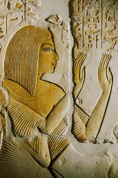 Hrobka Maia; Egypt; archeologie;Nová říše; Sakkára, Amarnské období, umění, 2002 (foto) od Kenneth Garrett