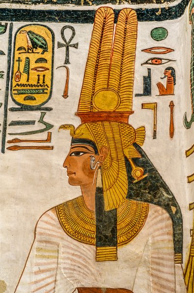 Hrobka královny Nefertari; Egypt, Údolí královen, Nová říše, Egypt, manželka Ráma... od Kenneth Garrett