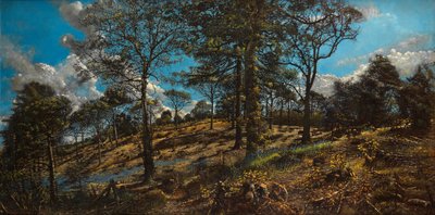 Bigbury Wood (olej na plátně) od Kenneth Newton