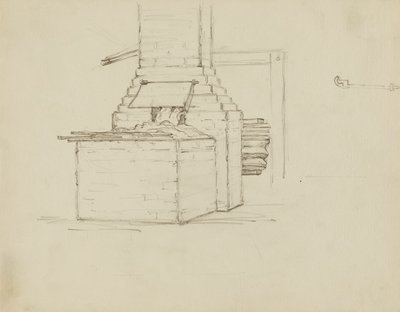 (Rotunda Kapitolu státu Iowa) (Výrobky, studie pro panel) od Kenyon Cox